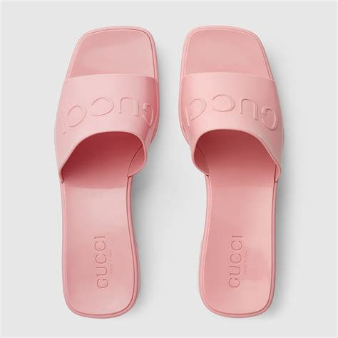 gucci shoes with pink bottom|gucci pink rubber shoes.